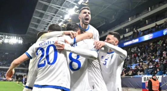 Florent Muslija shënon gol spektakolar nga gjuajtja e dënimit për epërsinë e Kosovës 3-2