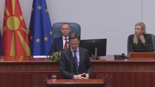 Rute në Kuvend: Siguria në Ballkanin Perëndimor është thelbësore për NATO-n, mbështetem te Maqedonia e Veriut për të udhëhequr me shembull