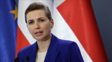 Kryeministrja e Danimarkës, Mette Frederiksen. Foto: AA