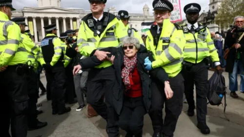 Policia britanike nis arrestimet në protestën kundër ndalimit të ‘Palestine Action’