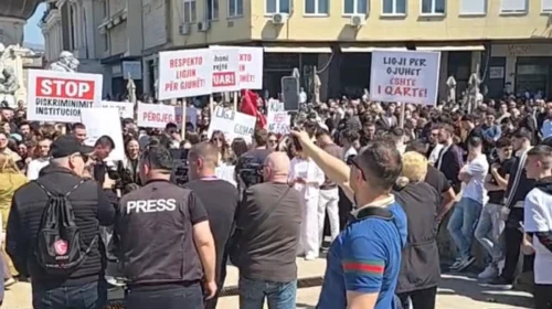 Nis protesta e studentëve në Shkup, kërkohet që provimi i jurisprudencës të mbahet në gjuhën shqipe