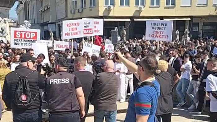 Nis protesta e studentëve në Shkup, kërkohet që provimi i jurisprudencës të mbahet në gjuhën shqipe