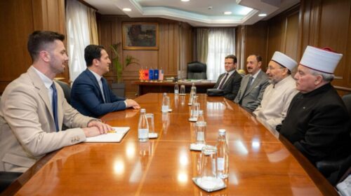 Zëvendëskryeministri Bekim Sali takon kryetarin e Bashkësisë Fetare Islame të Republikës së Turqisë, Sali Arpagush