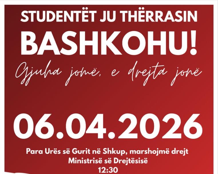 Studentët shqiptarë falënderojnë ambasadat dhe kërkojnë monitorim të protestës