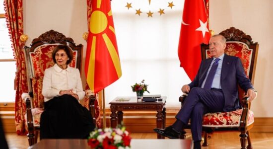 Gordana Siljanovska-Davkova u takua me presidentin turk, Erdogan