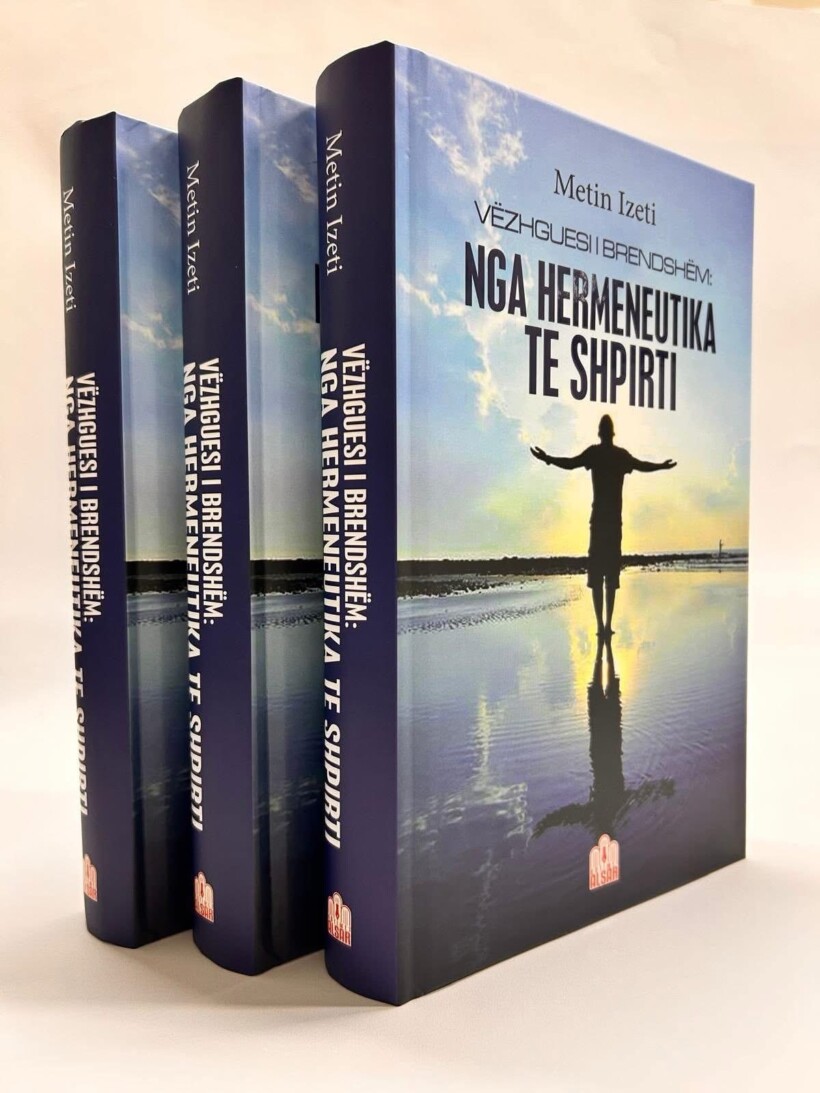 Doli nga shtypi botimi më i ri i Fondacionit “ALSAR” me titull “Nga hermeneutika te shpirti” të autorit Metin Izeti