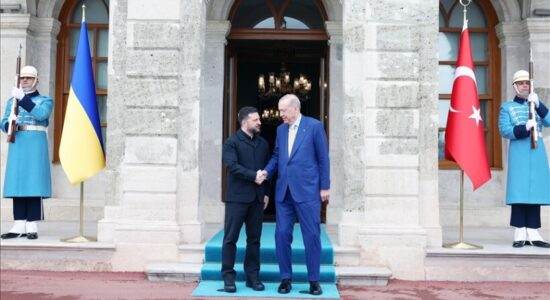 Presidenti turk Erdogan mirëpret Presidentin ukrainas Zelenskyy