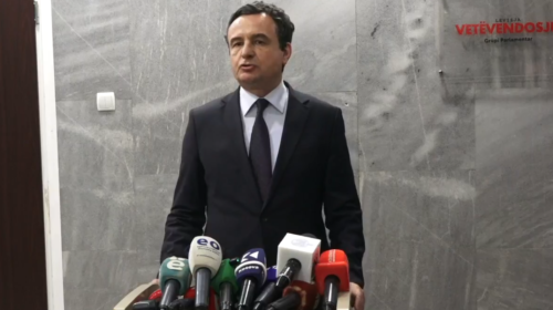 Kurti: I ofrojmë LDK-së edhe 15 nënshkrime për kandidatin e tyre, Hoxha u dakordua të tërhiqet