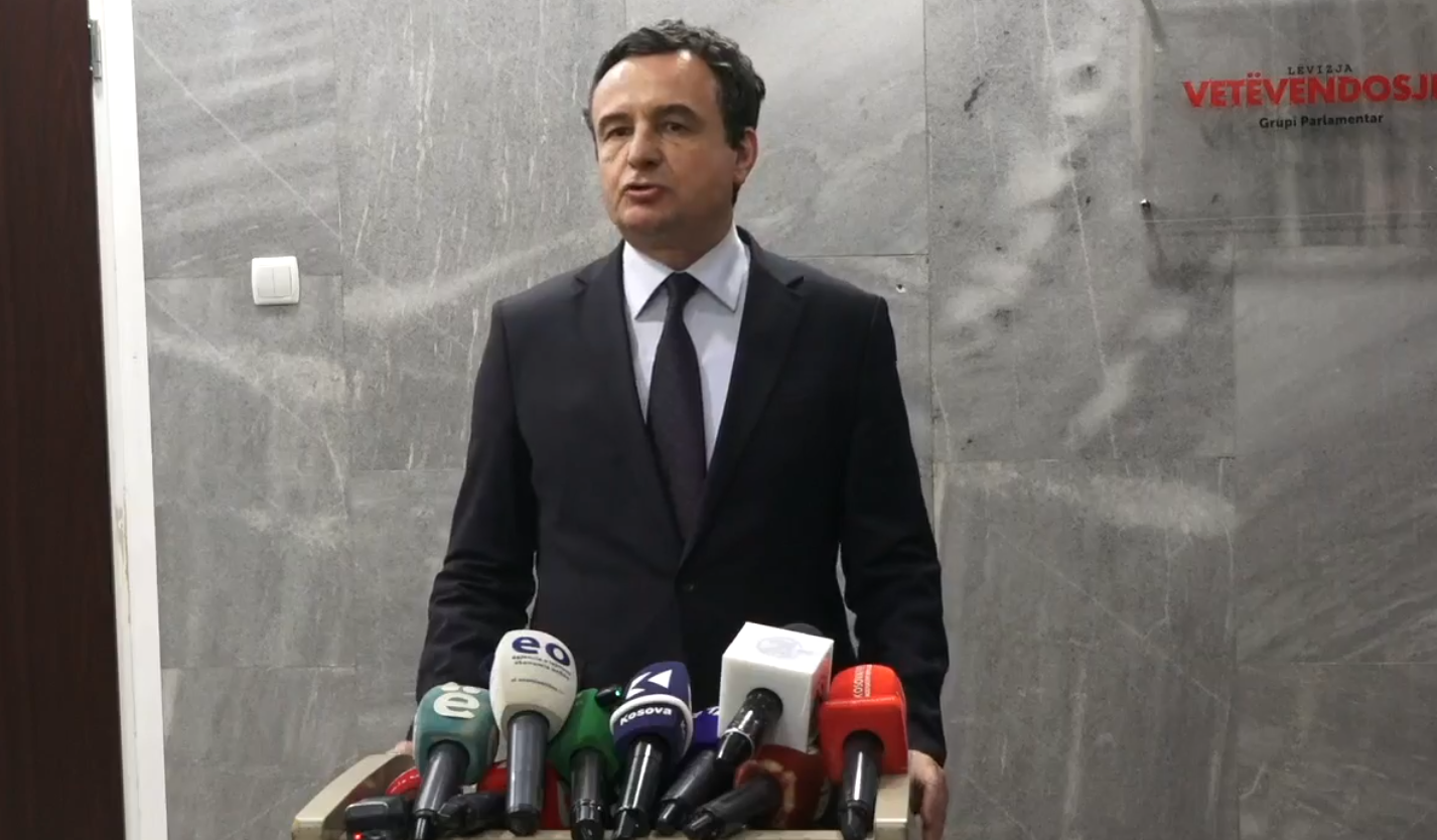 Kurti  I ofrojmë LDK së edhe 15 nënshkrime për kandidatin e tyre  Hoxha u dakordua të tërhiqet