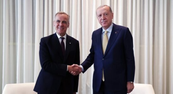 Erdogan diskuton marrëdhëniet dypalëshe dhe bashkëpunimin me kryeministrin kanadez Carney