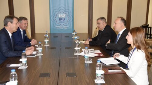 Forcimi i bashkëpunimit parlamentar: Gashi takohet me kryetarin e Senatit të Mbretërisë së Belgjikës dhe nënkryetarin e Kuvendit të Ukrainës
