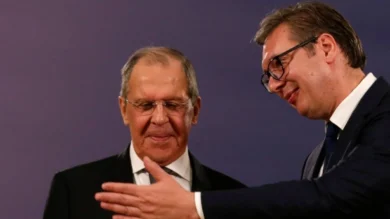 Aleksandar Vuçiq dhe Sergej Lavrov