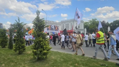 Protesta e Sindikatës së Kulturës
