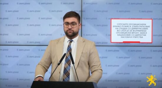 Manasievski: Ruzhiq dhe Ratkoviq u takuan me Dimitrijeviqin për “frontin opozitar”