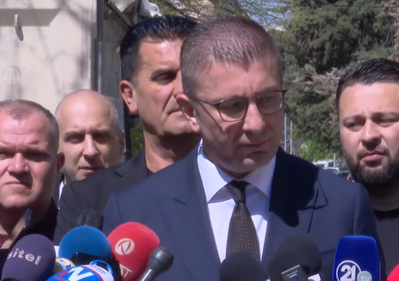 Mickoski: Funksionarë të lartë opozitarë politizuan protestën e studentëve, informuam NATO-n dhe BE-në për tentim destabilizimi