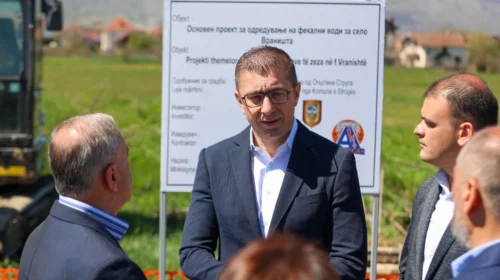 Mickoski: Ndërtimi i Korridorit 8 dhe 10D po zhvillohet sipas dinamikës së parashikuar