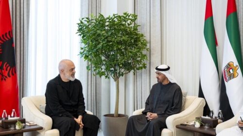 Kryeministri Rama takon në Abu Dhabi presidentin e Emirateve të Bashkuara Arabe