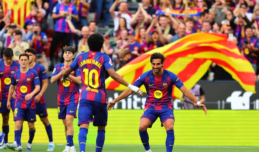 Barcelona shkatërron Espanyolin dhe i afrohet titullit kampion