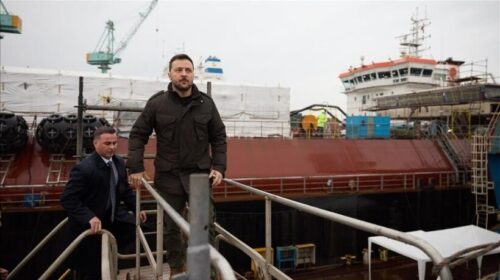 Zelenskyy: Ukraina është e gatshme të ndihmojë në zhbllokimin e Ngushticës së Hormuzit