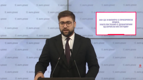 (VIDEO) VMRO: LSDM vetpromovohet si pro-evropiane për të mbuluar tradhtitë kombëtare