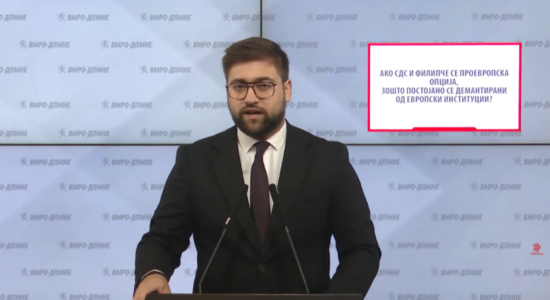 (VIDEO) VMRO: LSDM vetpromovohet si pro-evropiane për të mbuluar tradhtitë kombëtare