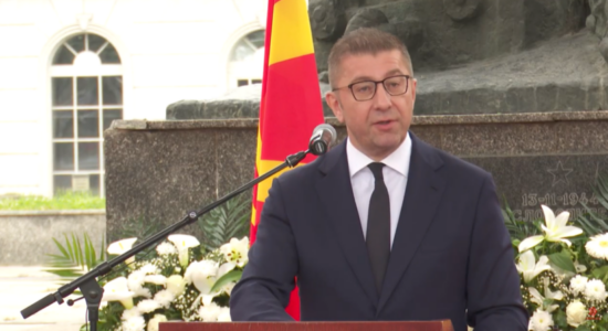 (VIDEO) Mickoski: Të ardhmen e kemi në Europë, por jo të lëshojmë pe