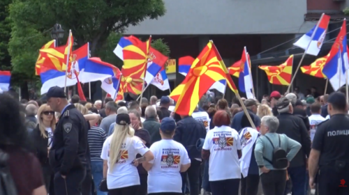 (VIDEO) Thirrje nacionaliste në Kumanovë, “Rroftë Serbia” dhe “Kosova Jonë”