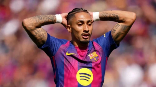 Barcelona identifikon zëvendësuesin e Raphinhas