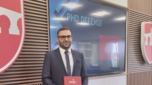 Shkupi bëhet me një doktor të ri të shkencave në fushën e Ekonomisë Ndërkombëtare – Bujar Çahilin