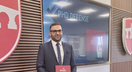Shkupi bëhet me një doktor të ri të shkencave në fushën e Ekonomisë Ndërkombëtare – Bujar Çahilin