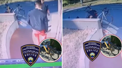 Kapen vjedhësit e biçikletave në Shkup, MPB: Vijon kallëzim penal (VIDEO)