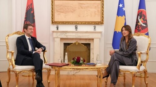 Haxhiu kërkon mbështetjen e Shqipërisë për anëtarësimin e Kosovës në Këshillin e Evropës