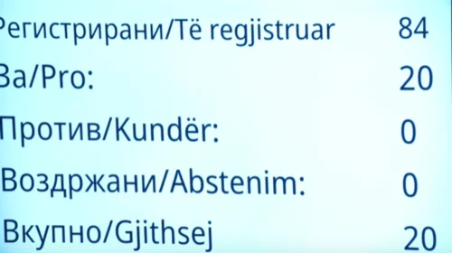 Në Kuvend nuk kalon propozimi i LSDM-së që ministrat të kenë vetëm shtetësi të RMV-së