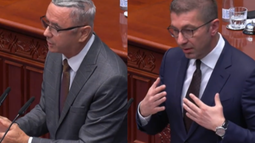 (VIDEO) Zejdi i kërkon kryeministrit të hiqet termi 20% nga kushtetuta, Mickoski: Jeni patriot nga Ali Expressi