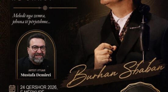 Koncert i Muzikës Shpirtërore në Shkup nga artisti i njohur, Burhan Şaban
