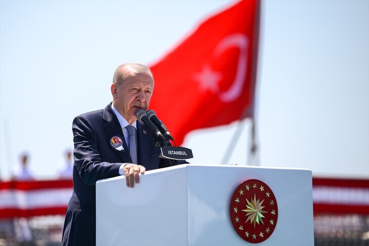 Erdogan: Turqia eksporton për herë të parë një anije luftarake në një vend anëtar të NATO-s dhe BE-së