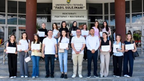 Përfundon me sukses projekti “Siguria dhe etika digjitale”, i realizuar në kuadër të Fakultetit Pedagogjik të Universitetit të Tetovës