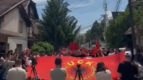 Protestë në Prishtinë në mbrojtje të gjuhës shqipe në RMV