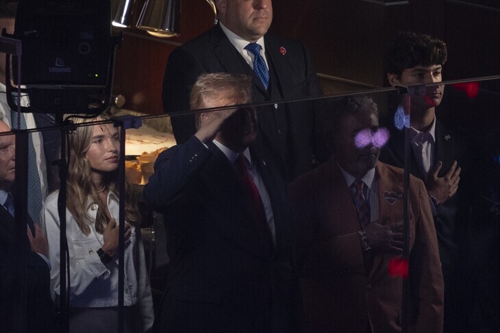 Trump pritet me vërshëllima masive teksa merrte pjesë në ndeshjen e finales së NBA së