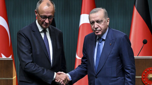 Presidenti Erdogan dhe kancelari Merz diskutojnë për çështjet globale