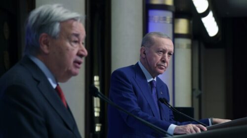 Presidenti turk dhe shefi i OKB-së diskutojnë zhvillimet rajonale dhe globale në një bisedë telefonike