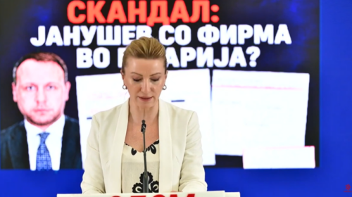 (VIDEO) LSDM kërkon hetim për lidhje e Janushevit me një kompani bullgare