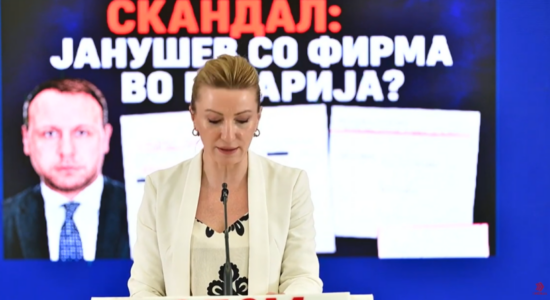 (VIDEO) LSDM kërkon hetim për lidhje e Janushevit me një kompani bullgare