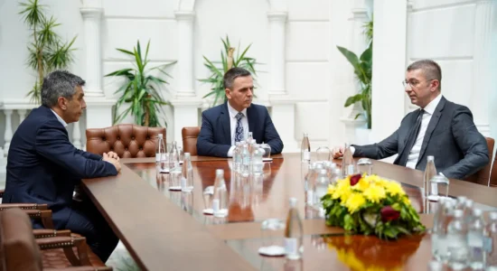 Riformatimi i qeverisë, Mickoski takohet me krerët e VLEN-it