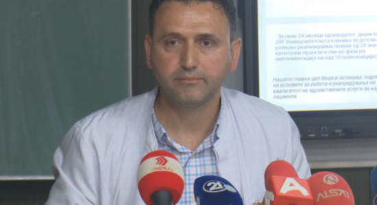 Klinika e fëmijëve në Shkup me shkallën më të ulët të vdekshmërisë në historinë e Klinikës