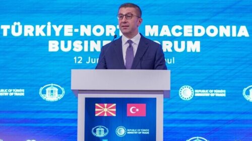 Mickoski në forumin e biznesit në Stamboll fton investitorët turq: Të ndërtojmë të ardhmen së bashku