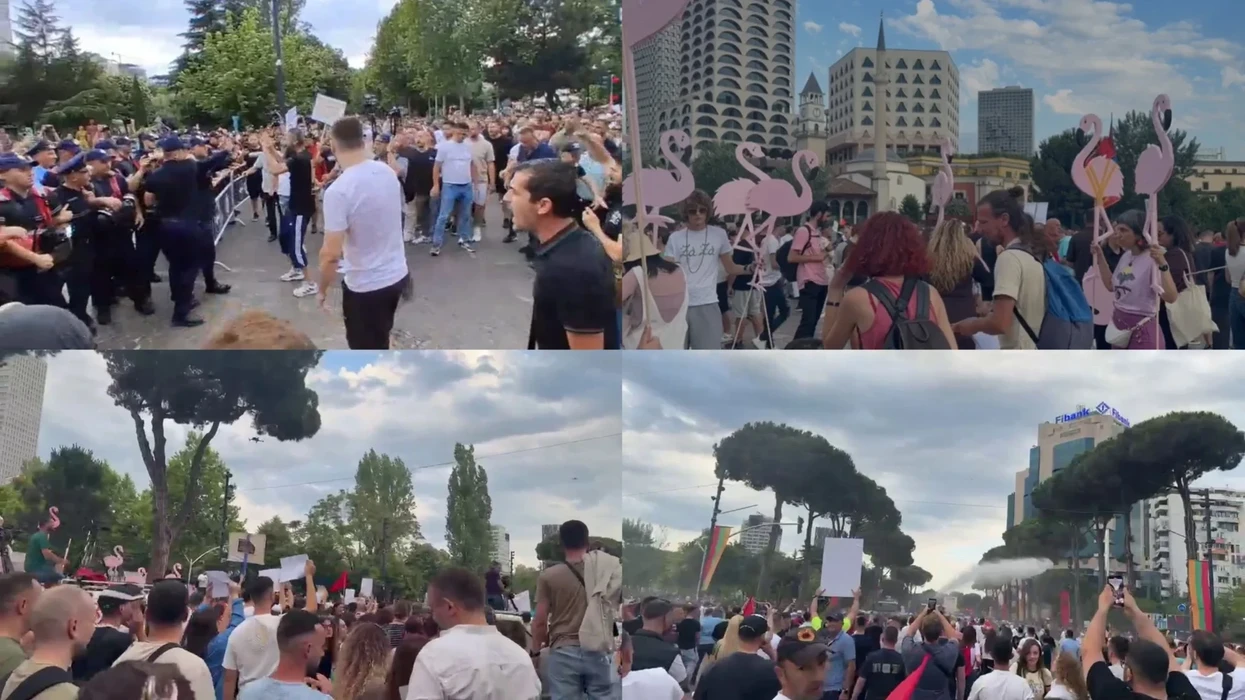 Dita e katërt e protestës kundër projektit në Zvërnec, përplasje mes policisë dhe protestuesve