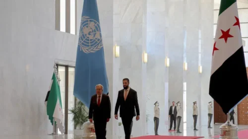 Shefi i OKB-së takohet me presidentin sirian gjatë vizitës historike në Damask