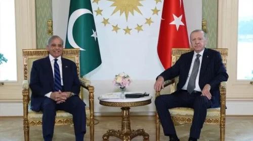Presidenti turk Erdogan pret kryeministrin pakistanez në Stamboll