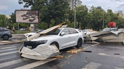 (VIDEO) Stuhia dëmtoi 145 automjete, rrëzoi 46 çati, shkuli rreth 200 pemë